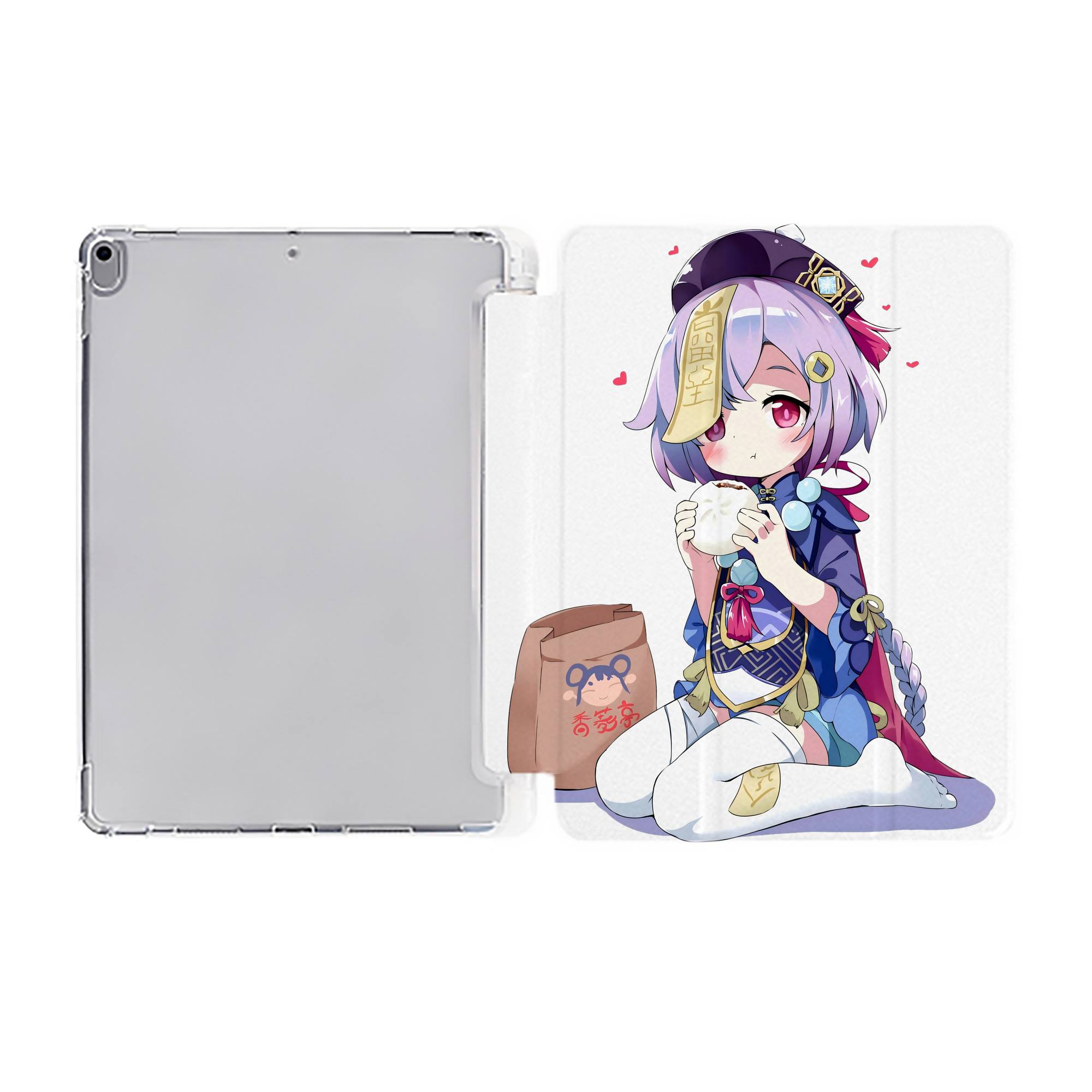 げんし神 七七 なな  genshin Nana IPad ケース ペン収納付き 三つ折りスタンド PUレザー×シリコン 対応機種9.5/10.5/10.9インチ